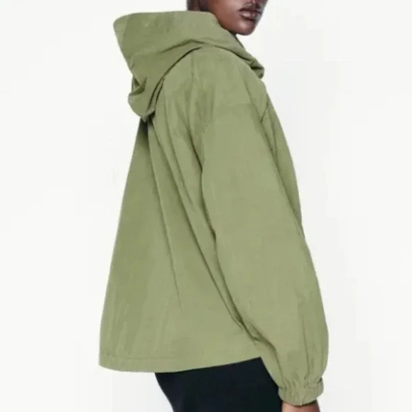 Zara Short Hooded Jacket - Picture 3 of 6